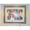 Image 2 : Framed Print of Musicians with Instruments in Ornate Gold-Coloured Frame
