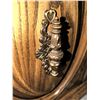 Image 5 : Carved Wood Cabinet with Ornate Brass Handles and Double Doors