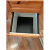 Image 8 : Wood Two-Drawer Filing Cabinet with Table Lamp