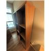 Image 3 : Large Wooden Bookshelf with Four Compartments and Adjustable Shelves