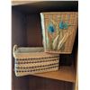Image 6 : Plastic Storage Bins and Drawers with Assorted Wicker Baskets and Totes