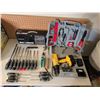 Image 2 : Maximum Screwdriver Set, Hand Tool Kit, Cordless Drill with Charger and Accessories