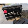 Image 5 : Automotive Accessory Lot with Battery, Floor Mats, Jump Leads, Coolant, Tool Set