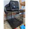 Image 4 : Wire Dog Crate, Soft Carrier, Clothing and Accessories Assortment