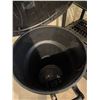 Image 4 : Rubbermaid Roughneck 32 Gallon Wheeled Trash Bin and Black Plastic Shelving Unit