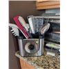 Image 5 : Breville Toaster Oven, Keurig Coffee Maker, K-Cup Drawer, Utensil Set, Accessories