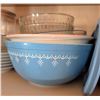 Image 2 : Kitchen Cabinet Dishware Including Plates, Bowls, Bakeware and Glassware