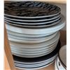 Image 4 : Kitchen Cabinet Dishware Including Plates, Bowls, Bakeware and Glassware
