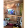 Image 10 : Glassware, Ceramic Canisters, Mugs, Bowls, and Serving Dishes Cabinet Lot