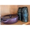 Image 6 : Glassware, Ceramic Canisters, Mugs, Bowls, and Serving Dishes Cabinet Lot