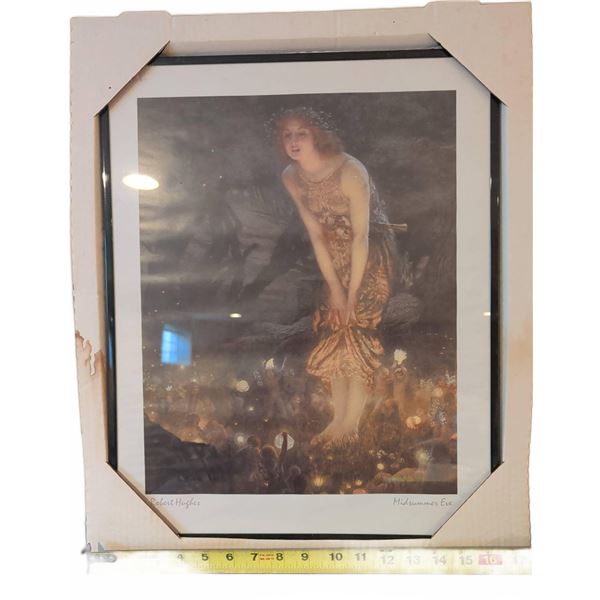 Robert Hughes "Midsummer Eve" Framed Print, Approx. 17 x 21 Inches