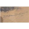 Image 3 : Dana Dapon 1986 Framed Print of Geese Near Brick Wall and Garden