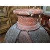 Image 5 : Large Terracotta Pot with Repairs and Wooden Step Stool Set