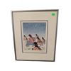 Image 1 : Carl Ray Print "Returning" Signed and Numbered, Matted and Framed