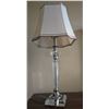 Image 4 : Framed Print 'Drawing Water' Henry Hensche, Wood Nightstand, Crystal Table Lamp