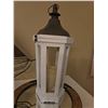 Image 3 : Nautical Decor Lot: Metal Sailboat, Lantern with Candle, Faux Coral, Mosaic Mirror