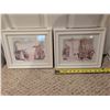 Image 2 : Framed Bathroom-Themed Prints With White Frames 11" x 9"