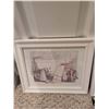 Image 4 : Framed Bathroom-Themed Prints With White Frames 11" x 9"