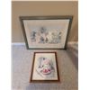Image 2 : Framed Art Prints: Landscape with Palm Trees and Still Life with Pitcher and Fruit