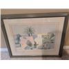 Image 3 : Framed Art Prints: Landscape with Palm Trees and Still Life with Pitcher and Fruit