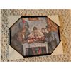 Image 4 : Framed Architectural Prints and Framed Print of Card Players, Set of 3