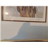 Image 3 : Marta Gottfried Signed Print 'Ariel' Framed with Mat, Brass Frame