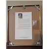Image 4 : Marta Gottfried Signed Print 'Ariel' Framed with Mat, Brass Frame