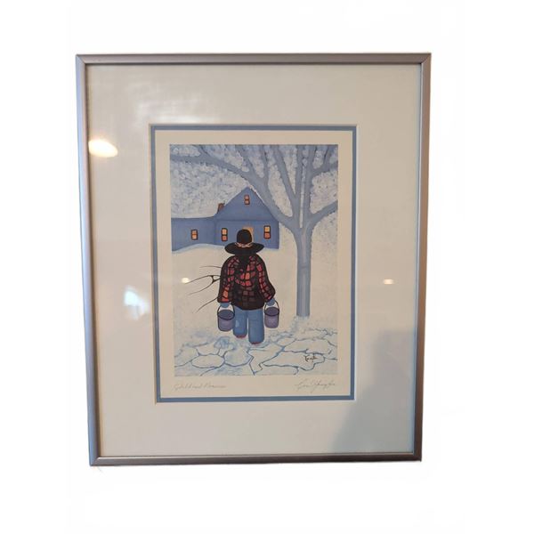 Gisele Lapalme Framed Print "Childhood Memories" Signed and Numbered