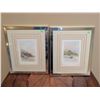 Image 2 : Framed Watercolours by H. Verschoor Möwen am Strand and Möwen am See