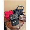 Image 3 : 5 Women's Handbags Including Roots, Croc Emboss, Blue And Red Bags