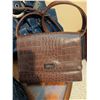Image 5 : 5 Women's Handbags Including Roots, Croc Emboss, Blue And Red Bags