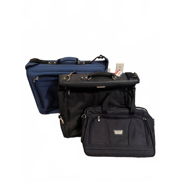 3 Carry-On Travel Bags: Delsey, American Tourister, Atlantic