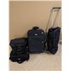 Image 3 : American Tourister and Roots Luggage Set, 4 Pieces, Wheeled Suitcases and Bags