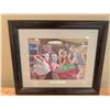 Image 2 : Framed "Scratched at Dawn" Print by Arthur Sarnoff, Dogs Playing Pool