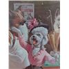 Image 4 : Framed "Scratched at Dawn" Print by Arthur Sarnoff, Dogs Playing Pool
