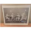 Image 2 : Reinhard 1976 Framed Relief Wall Art Quartet Musicians Signed