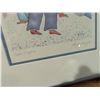 Image 3 : Snow Singers Print by Eddy Cobiness, Framed, Signed, with Artist Biography on Reverse