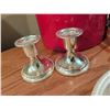 Image 4 : Decor Lot: Satsuma-Style Vases, Ice Bucket, Candle Holders, Boston Flower Frog