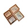 Image 1 : 4 Framed Kitchen and Bathroom Themed Prints, Wood Frames