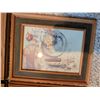 Image 3 : 4 Framed Kitchen and Bathroom Themed Prints, Wood Frames