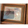 Image 4 : 4 Framed Kitchen and Bathroom Themed Prints, Wood Frames