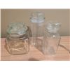 Image 8 : Kitchen Decor: Cookie Jar, Ceramic Canisters, Brass Swans, Wall Art & Glass Jars