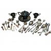 Image 1 : Silverplate Flatware, Viking EP Copper Teapot Set, Ornate Serving Pieces