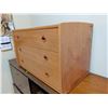 Image 3 : Mid-Century Modern 3-Drawer Teak Dresser with Recessed Pulls