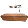 Image 1 : Large Wooden Storage Crates with Hinged Lids and Handles