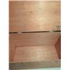 Image 4 : Large Wooden Storage Crates with Hinged Lids and Handles