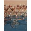 Image 3 : Set of 17 Glasses Including Jazz-Themed, Pink Stemware, and Sauce Boat