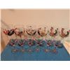 Image 5 : Set of 17 Glasses Including Jazz-Themed, Pink Stemware, and Sauce Boat