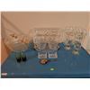 Image 2 : Glassware Set Including Serving Bowl, Tumblers, Irish Coffee Glasses, Crystal Tray