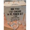 Image 3 : Crystal Party Glassware Lot With IBM Concord Punch Set, Longchamp, Hot Drink Glasses